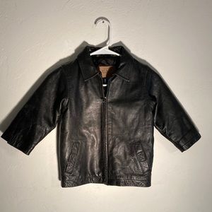 Authentic Gap Fine Leather XXS Kids Jacket